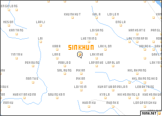 map of Sinkhun