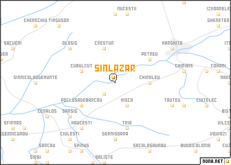 map of Sînlazar