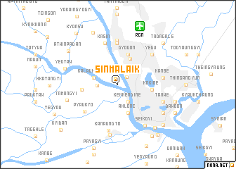 map of Sinmalaik