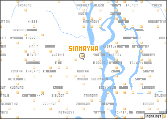 map of Sinma-ywa