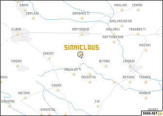 map of Sînmiclăuş