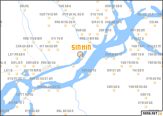 map of Sinmin