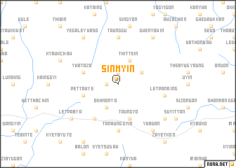 map of Sinmyin