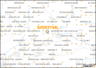 map of Sinnerthal