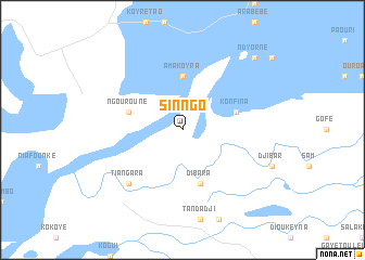 map of Sinngo