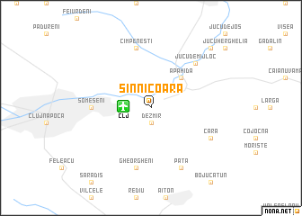map of Sînnicoară