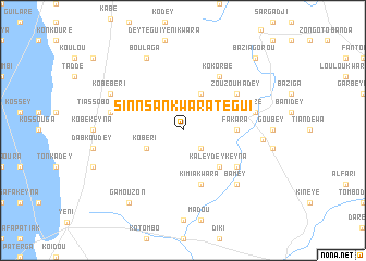 map of Sinnsan Kwara Tégui