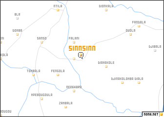 map of Sinnsinn