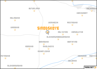 map of Sinodskoye