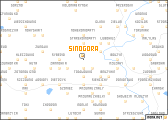 map of Sinogóra
