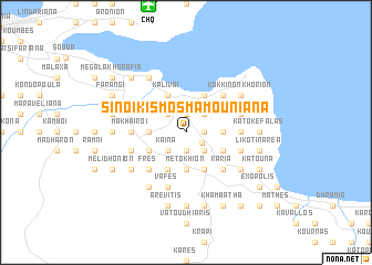 map of Sinoikismós Mamounianá