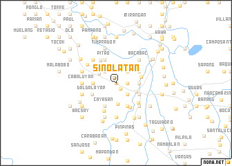 map of Sinolatan