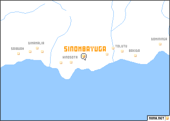 map of Sinombayuga