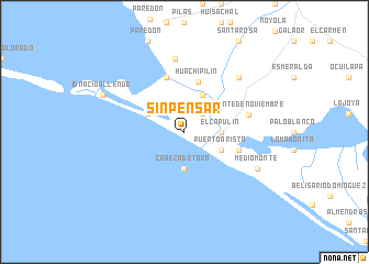 map of Sin Pensar