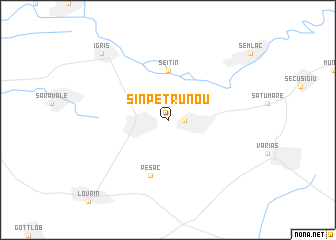 map of Sînpetru Nou