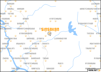 map of Sinsakan