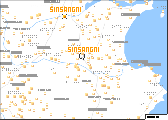 map of Sinsang-ni