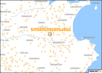 map of Sinsang-nodongjagu