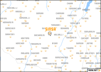 map of Sinsa