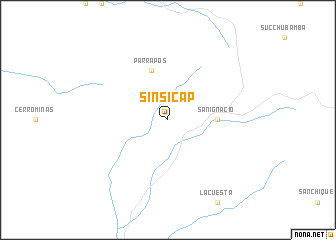 map of Sinsicap