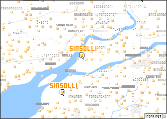 map of Sinsŏl-li