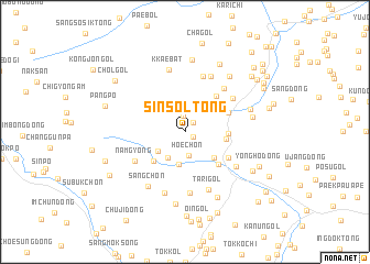 map of Sinsŏl-tong