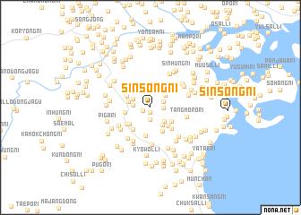 map of Sinsong-ni