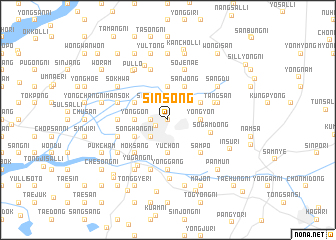 map of Sinsŏng