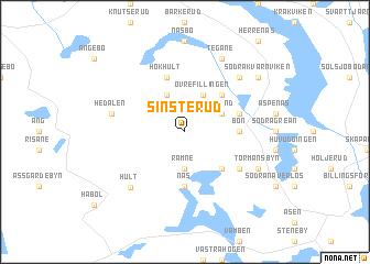 map of Sinsterud