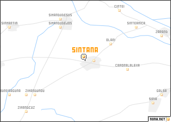 map of Sîntana