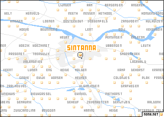 map of Sint Anna
