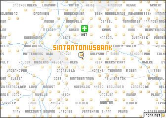 map of Sint Antoniusbank