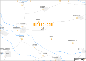 map of Sintea Mare