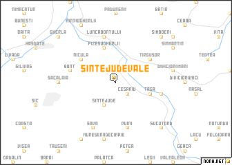 map of Sîntejude Vale