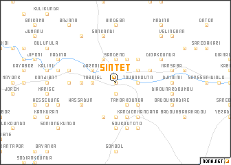 map of Sintet