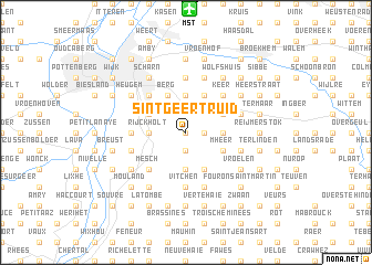 map of Sint Geertruid