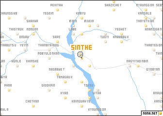 map of Sinthe