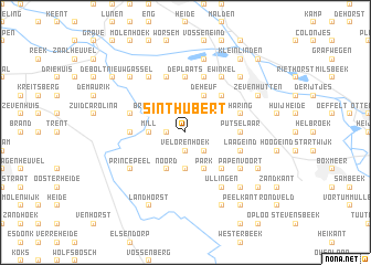 map of Sint Hubert