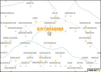 map of Sintiân Samba