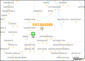 map of Sintiou Naba