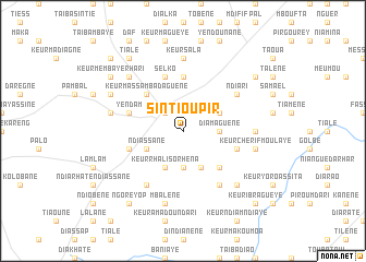 map of Sintiou Pir