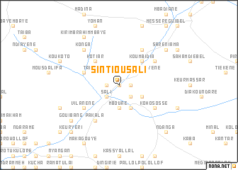 map of Sintiou Sali