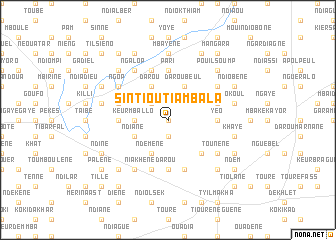 map of Sintiou Tiambala