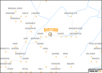 map of Sintiou