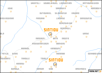 map of Sintiou