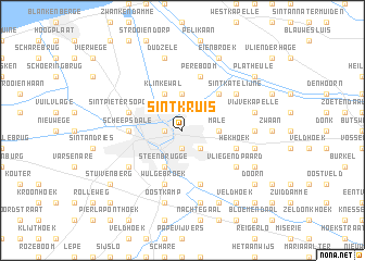map of Sint-Kruis