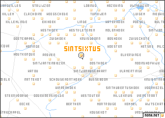 map of Sint-Sixtus