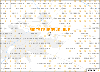 map of Sint-Stevens-Woluwe