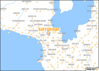 map of Sinturisan