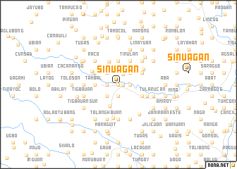 map of Sinuagan